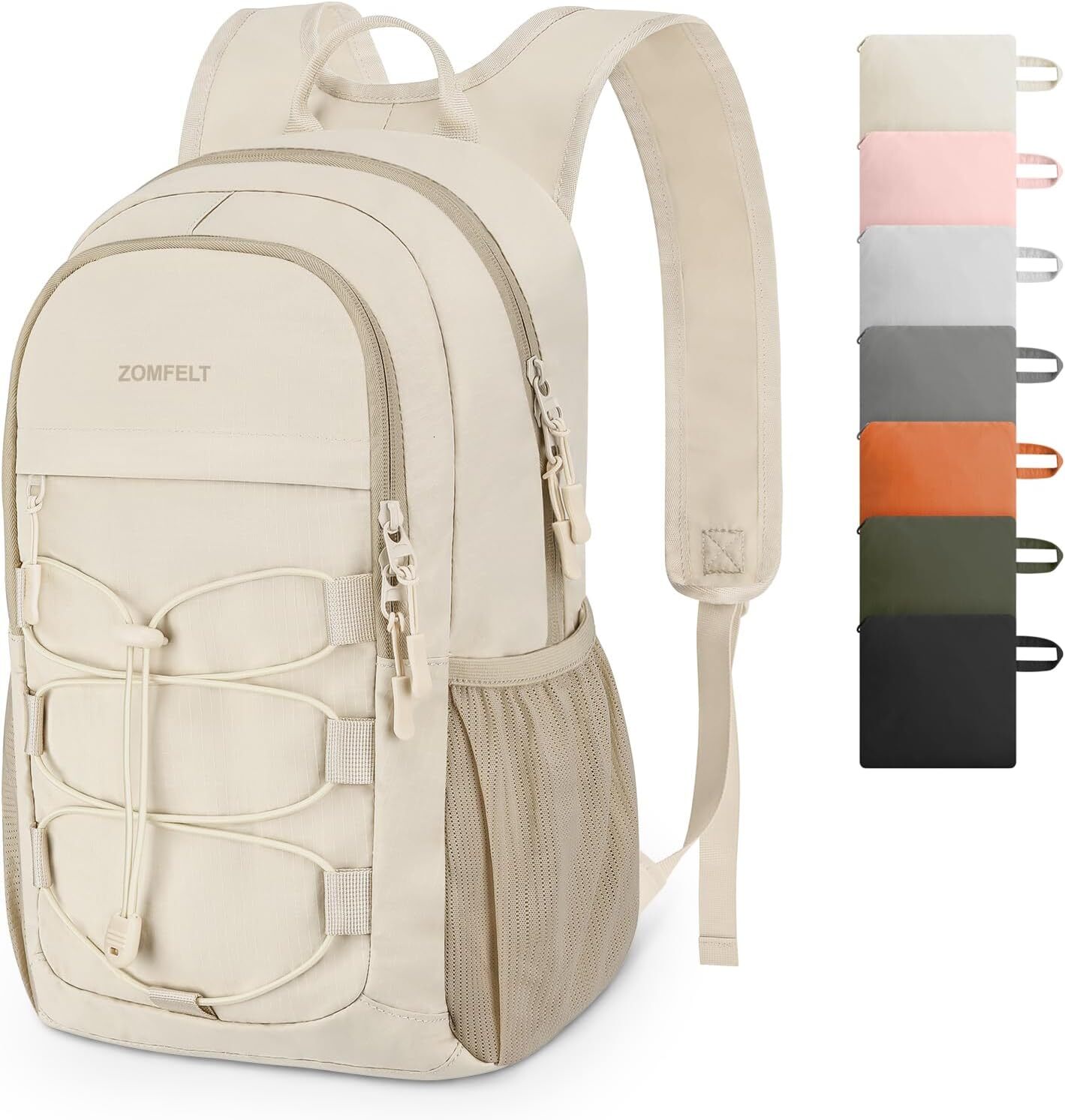 YMX ZOMFELT Hiking Women Men, 15L Lightweight Packable Backpack Trip, Water Resistant Small Travel Backpacks, Foldable daypack for Hiking, Walking, Cy