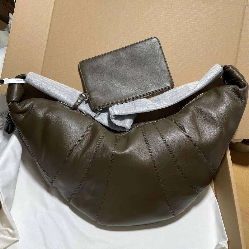 High Quality Tote Bags Designer Unisex Large Capacity Sheepskin Croissant Crossbody Women's Fashion Bag