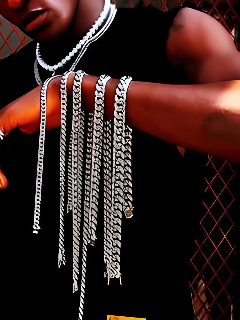 Hot Sale Hip Hop Jewelry Mens PVD Gold Stainless Steel Miami Cuban k Chain Necklace Free shipping Free shipping