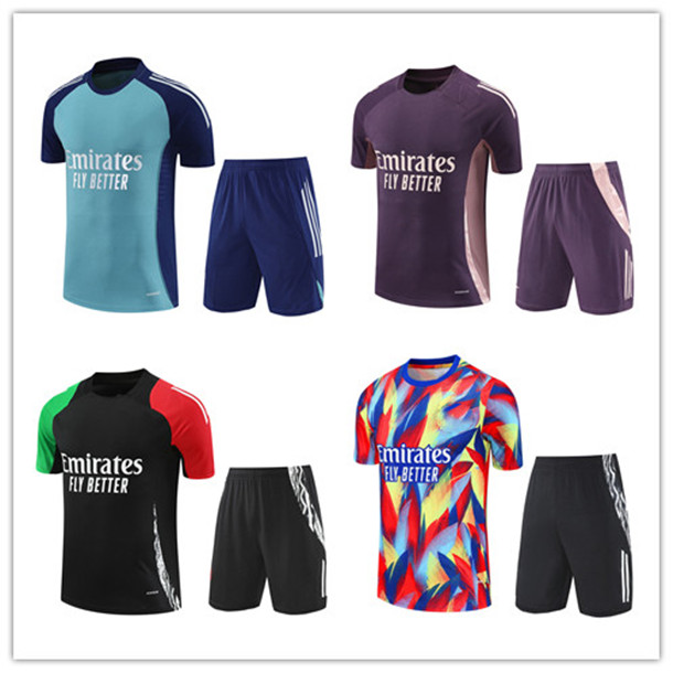 25 26 Arsen SAKA soccer short sleeve training suit 2025 2026 football tracksuit jersey shirt shorts kit maillot foot camiseta chandal futbol