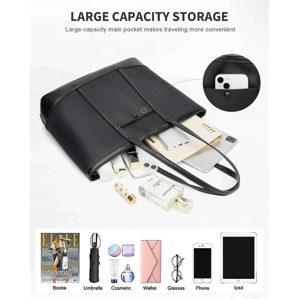 Tote Bags Women Zipper,Large Waterproof Shoulder Bag With Dry-Wet Compartment,Foldable Handbag For Travel,Work,Gym,Yoga