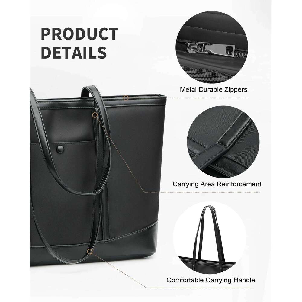 Tote Bags Women Zipper,Large Waterproof Shoulder Bag With Dry-Wet Compartment,Foldable Handbag For Travel,Work,Gym,Yoga