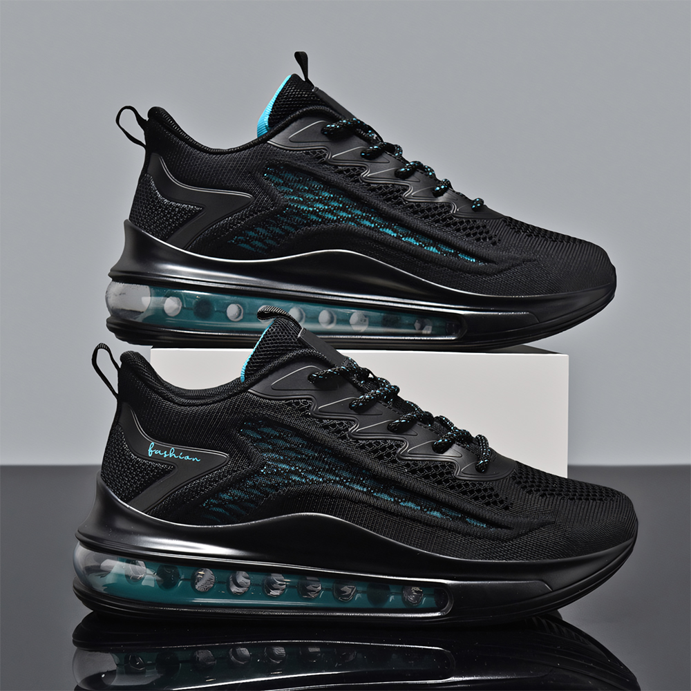 HW-6935 Men's Running Shoes with Increased Air Cushion 2025 New Fashion Spring and Autumn New Trend Breathable Soft Bottom Men's Casual Spor