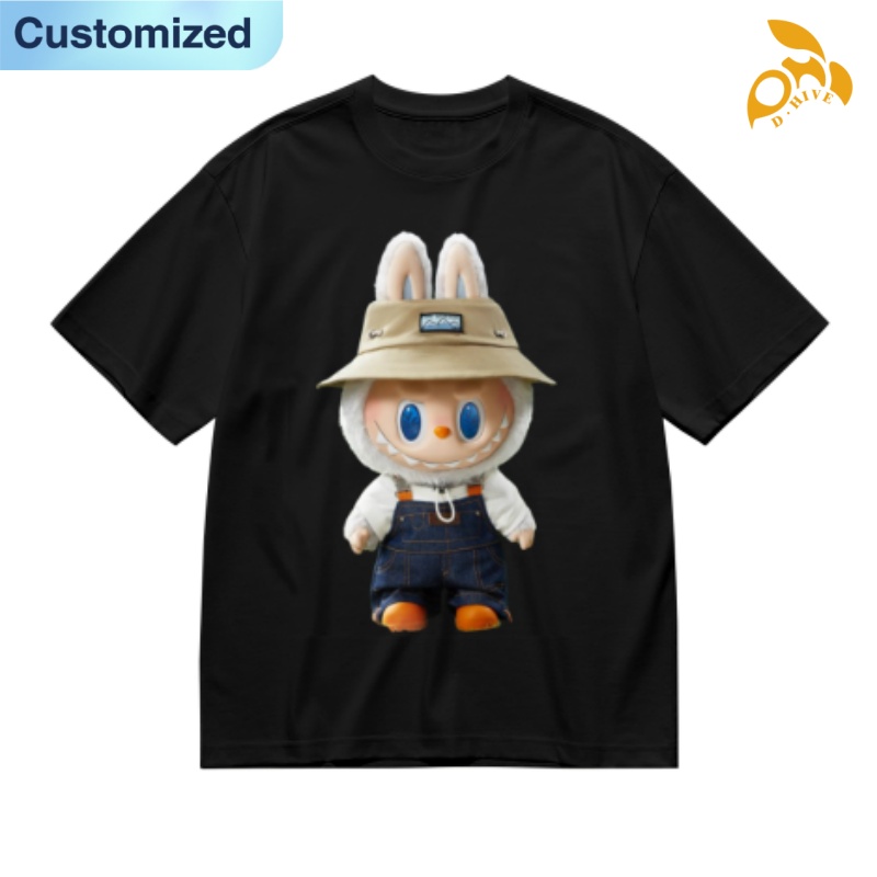 Free Shipping Designer Oversize LABUBU Men's Women's shirt Short Sleeve Round neck Professional Customized tees outdoor breathable cotton Fr