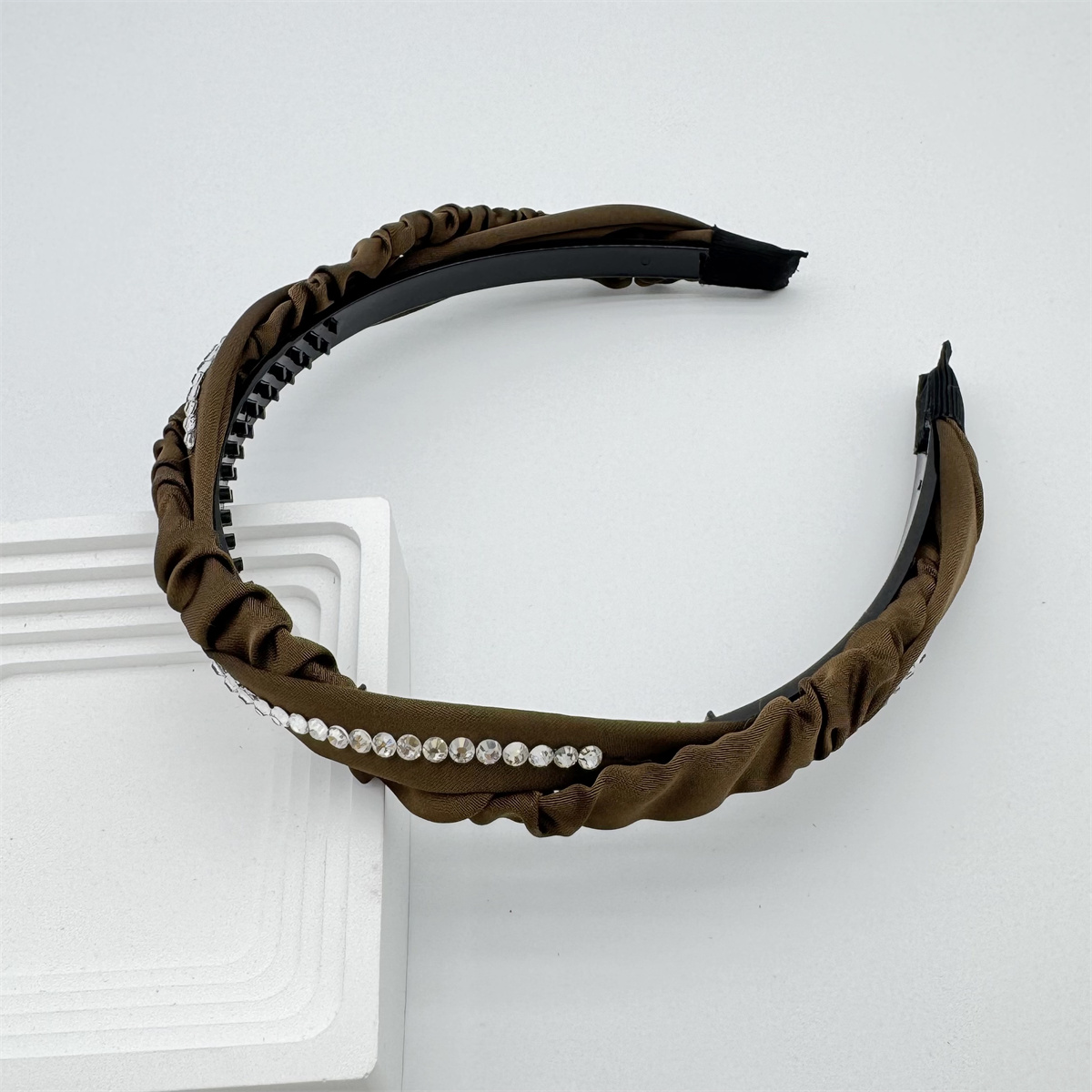 New pleated simple senior retro hair bands female hair accessories temperament knot pleated headband high skull top hair accessories hair bands