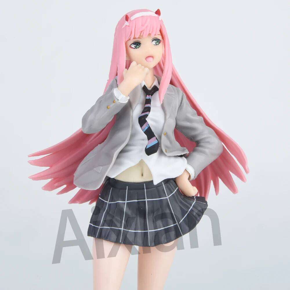 Aixlan 20cm Anime SEGA Zero Two DARLING in The FRANXX 02 National Team PVC Action Figure Collectible Model Toys Kid Gift