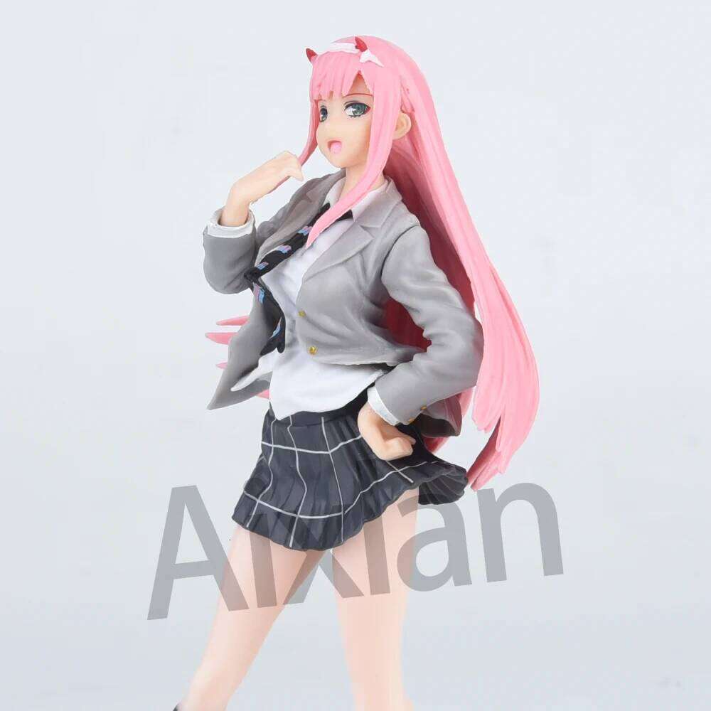 Aixlan 20cm Anime SEGA Zero Two DARLING in The FRANXX 02 National Team PVC Action Figure Collectible Model Toys Kid Gift