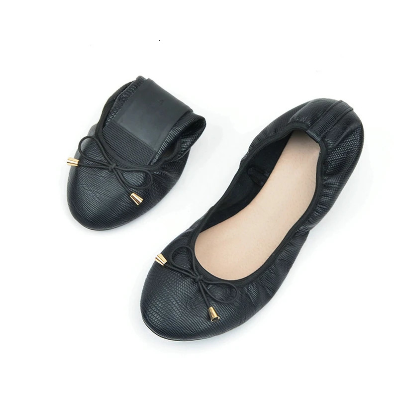 Womens Metallic Ballet Shoes Casual Soft Sole Flat Shoes Lightweight Comfortable Slip On Shoes 250715