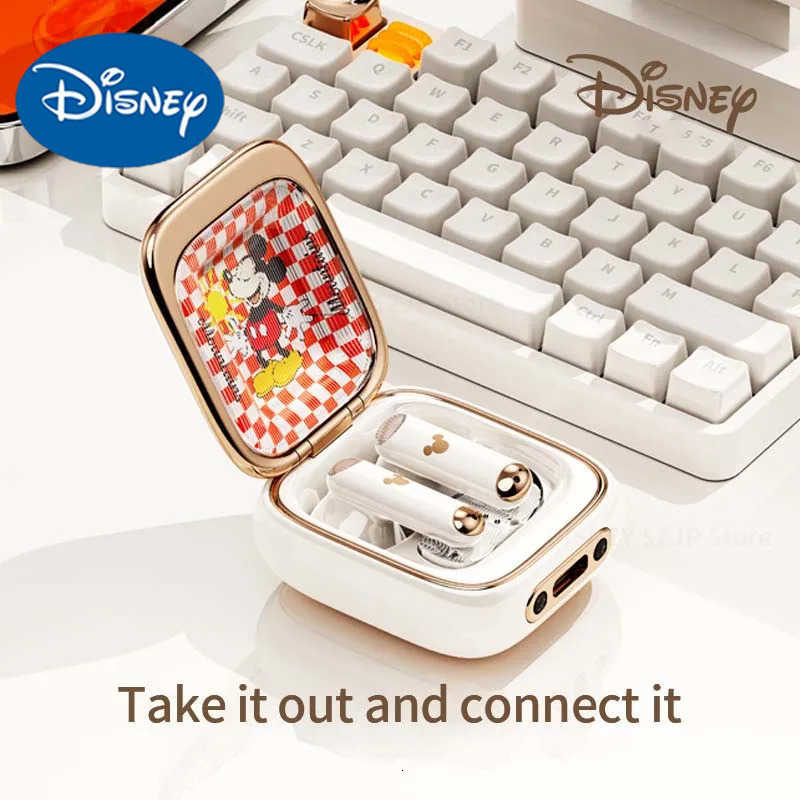 Disney Q7 Mickey Minnie Bluetooth Earphones HIFI Sound Wireless In-Ear Sports Waterproof Headset Long Standby Noise Reduction W250721