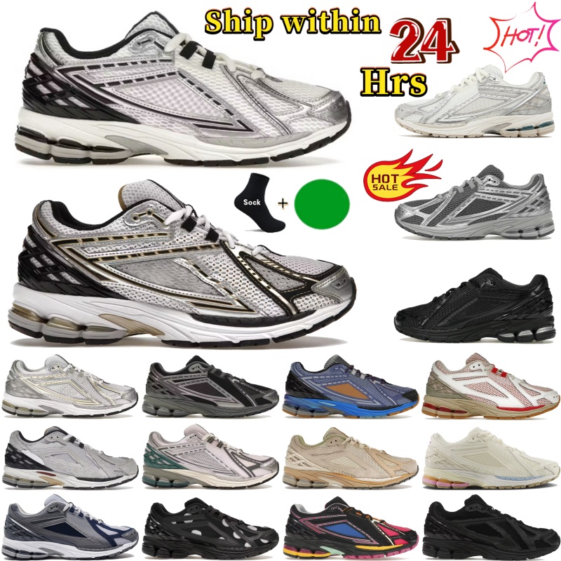 Mens running shoes womens designer sports sneakers Silver Black White Metallic Gold Harbor Grey summer mesh breathable sneakers classic outdoor trainers EUR 36-45
