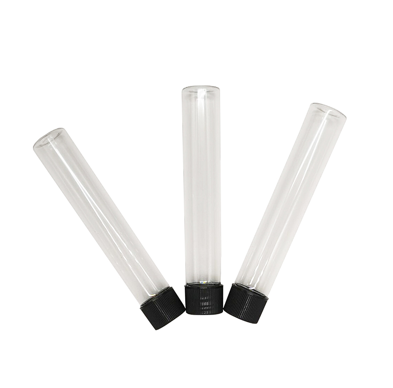 USA Wholesale Clear Glass Tubes for Packaging Transparent Bottles Multi-Size OEM Custom Label-Friendly for Office & Industrial Use