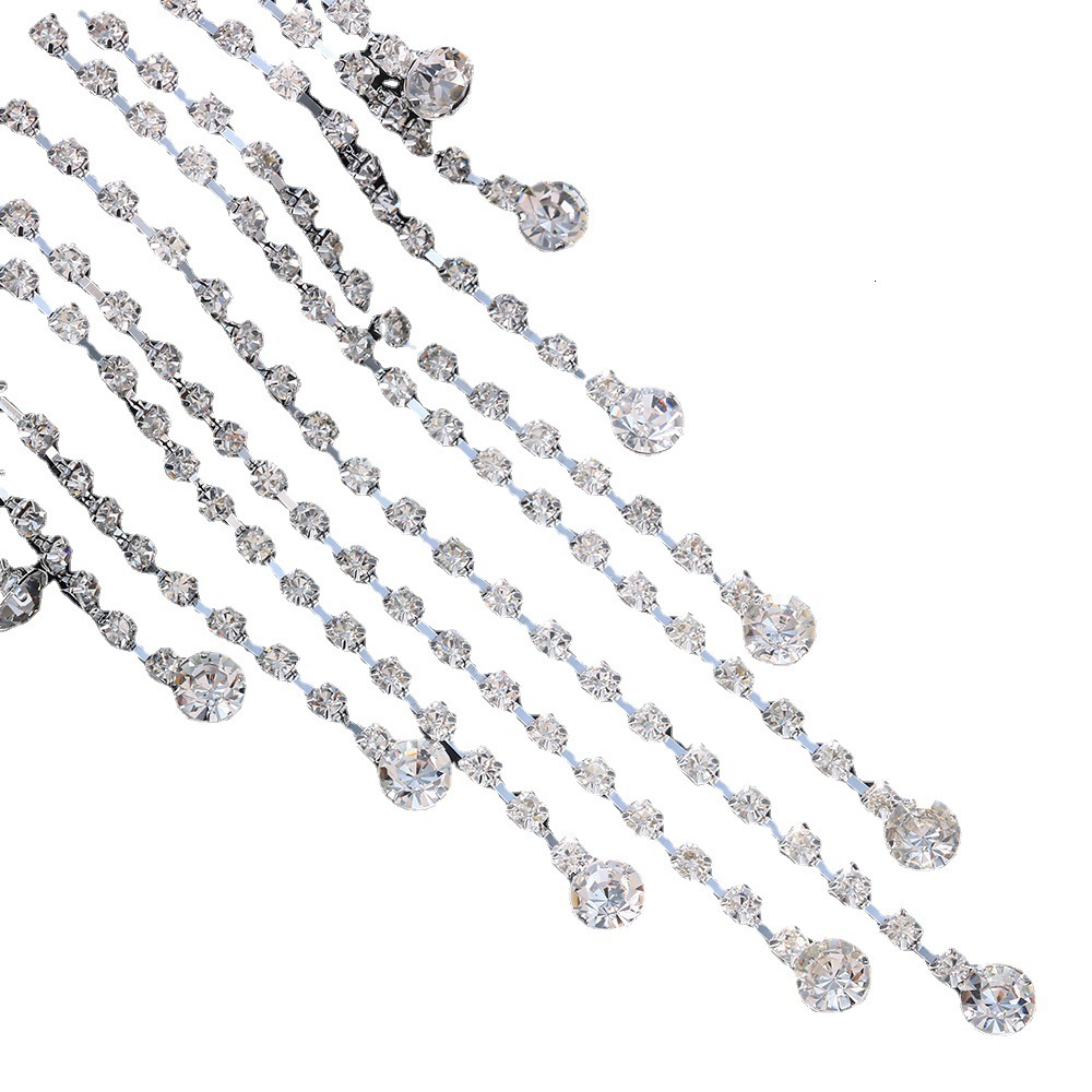 Fashion Accessories Simple Iced out VVS Moissanite Bling Bling Tassel Waist Chain Nightclub Sexy Waist Ornament Body Chain