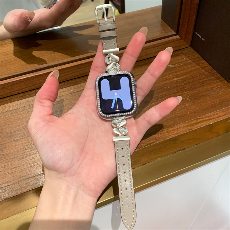 Fashion Designer Diamond Leather Straps for Apple Watch Band 46mm 38mm 40mm 44mm 49mm 45mm 42mm Bracelet Bands Watchband iWatch Series 10 9 8 7 6 5 4 