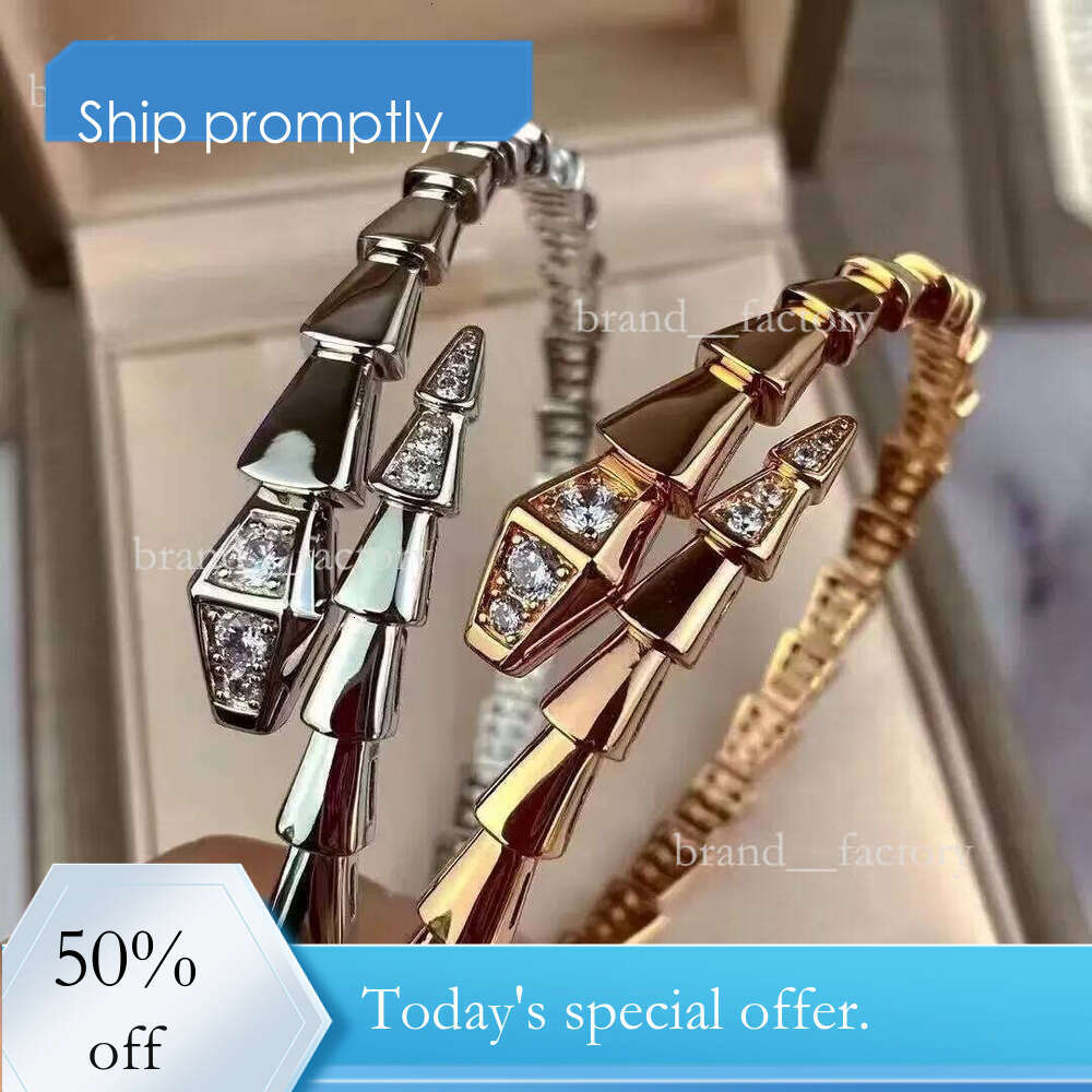 jewlery designer for women Narrow Single Circle Snake Dia High Quality a6 Gold Bracelet Christmas luxury Birthday Gift Jewelry With Brand Box designer bracelet