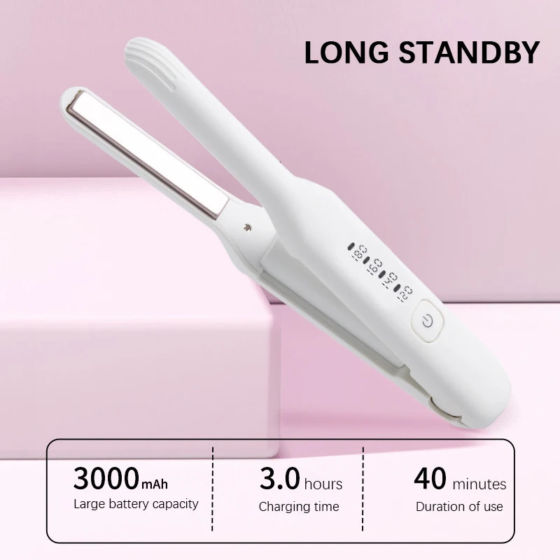 Multi-Purpose Curling Iron Dual-Use Narrow Iron Anti-Scald Flat Iron Heating Hair Straightener For Men Women Hair Styling 250717