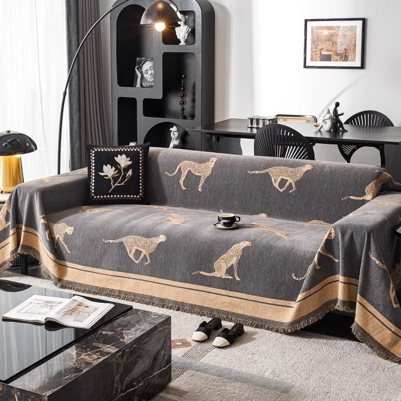 Decorative Sofa Cover: Light Non-Slip Couch Towel for Living Room, Four Seasons Universal, Wear-Resistant Home Decor ddmymoon