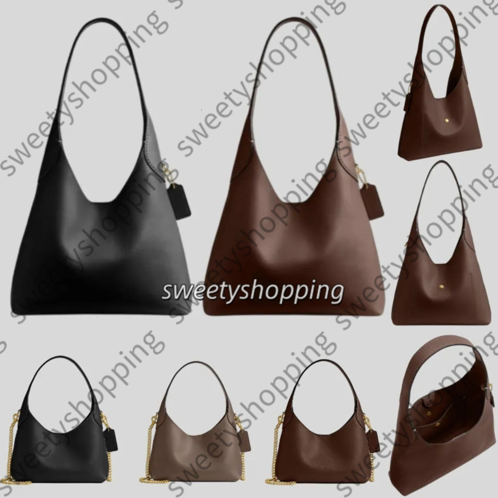 Designer Bag Brooklynn 28 Hobo Bags Brooklynn 39 Women Leather Handbag High Quality Shoulder Tote Underarm Purse Large Capacity Sac 23 Crossbody Beach handbag 01