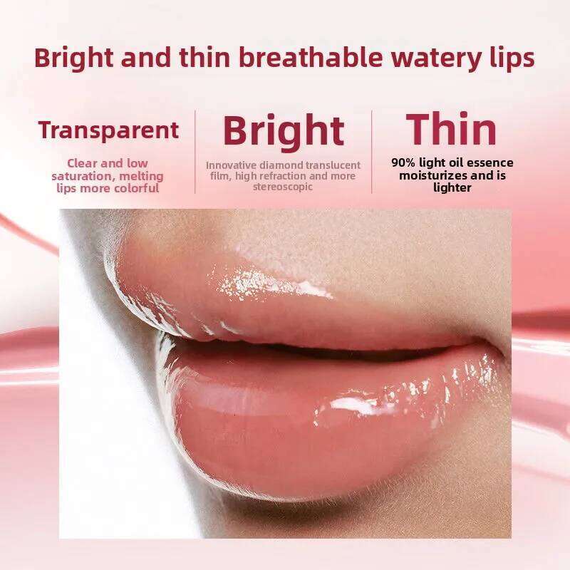Joocyee Transparent Crystal Freeze Lipstick Mirror Moisturizing Watery Glaze lipstick Cruelty-Free & Vegan Lip Gloss Female X250721 X