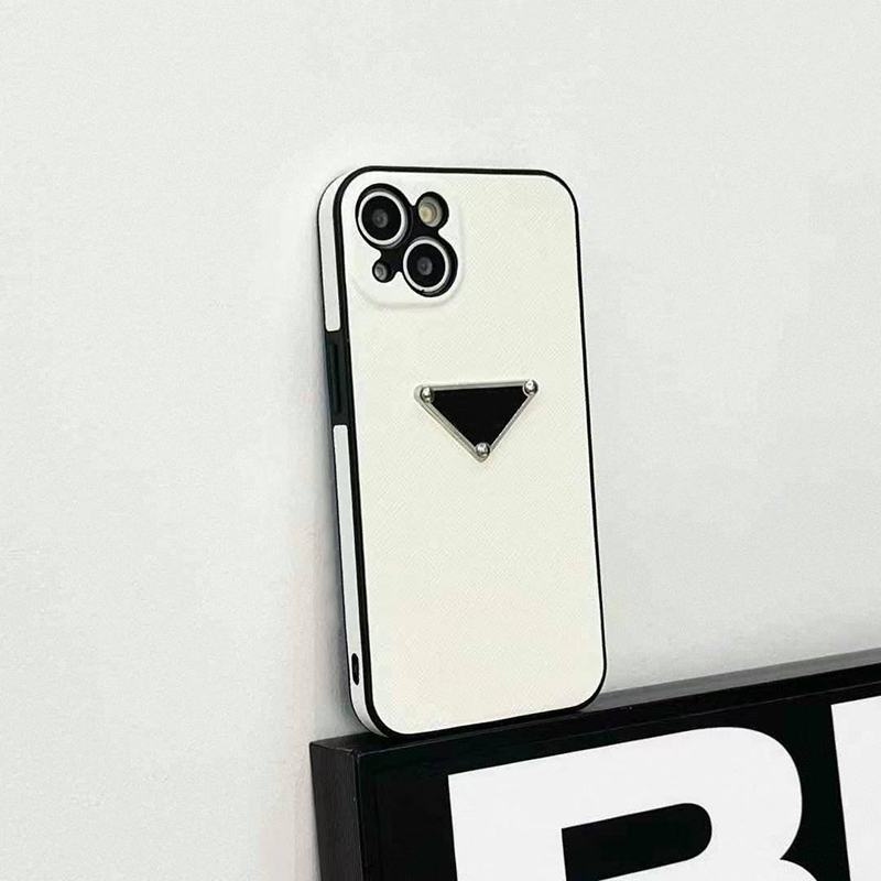 designer phone case Wallet Case for iPhone 17 air 16 pro 15 14 Plus 13 12 pro max 11 silicone Leather Card Pocket Scratch proof phone case designer Triangle back cover