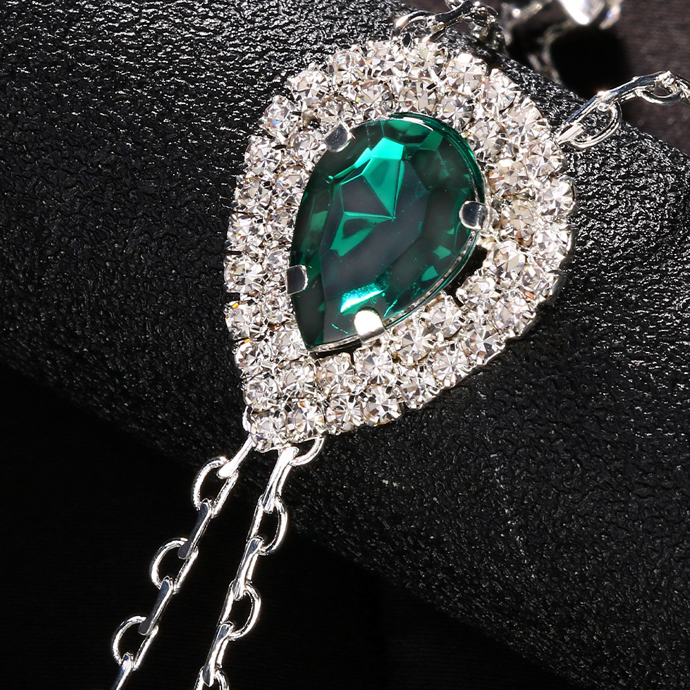 Men's Minimalist Stylish Metal Body Chain Hip Hop Water Drop Design Bling Bling Hip Hop Jewelry
