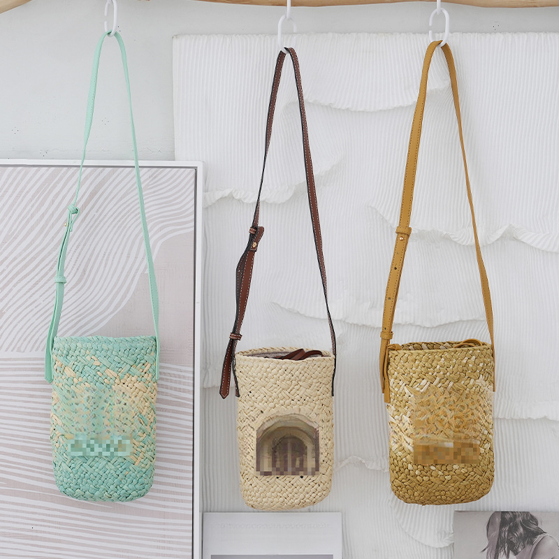 Top quality Brand High Quality New Style Free Delivery Designer New Rope Woven Crossbody Fashionable Beach Vacation Celebrity Check-in New Free Delive