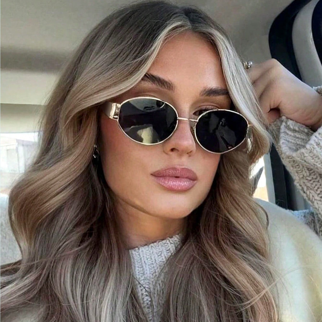 Designer Sunglasses For Women Men Vintage Style Sunglasses Fashion Classic Sunglasses Luxury Polarized Goggle Pilot PC Frame Oversized UV400 Eyewear S