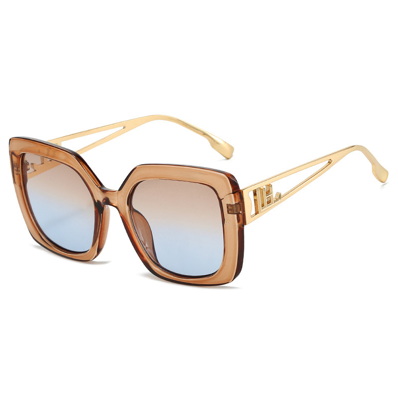 Designer Sunglasses For Women Oversize Retro Square Sunglasses Fashion Classic Sunglasses Luxury Polarized Goggle Pilot PC Frame UV400 Eyewear Kk8226