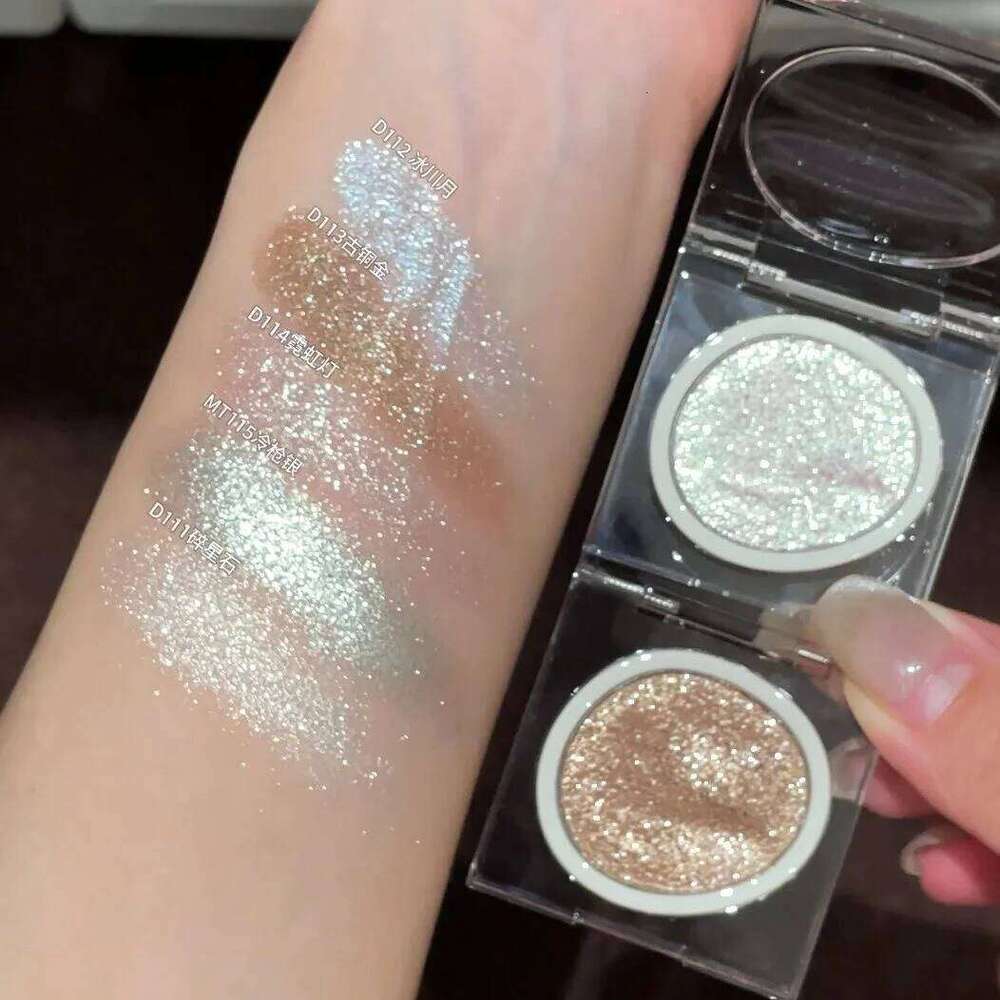 Joocyee Single Colour Eyeshadow Matte Glossy Highlighter Blue Highlight Blush Palette Iluminadoras Glitter Powder X250721