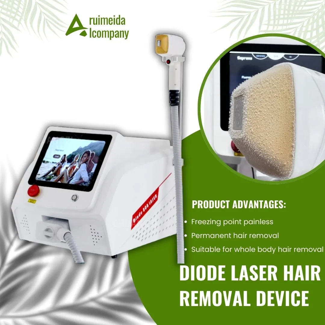Painless Laser Hair Removal Machine Triple Wavelength System 755 808 1064nm with Advanced Cooling Tech