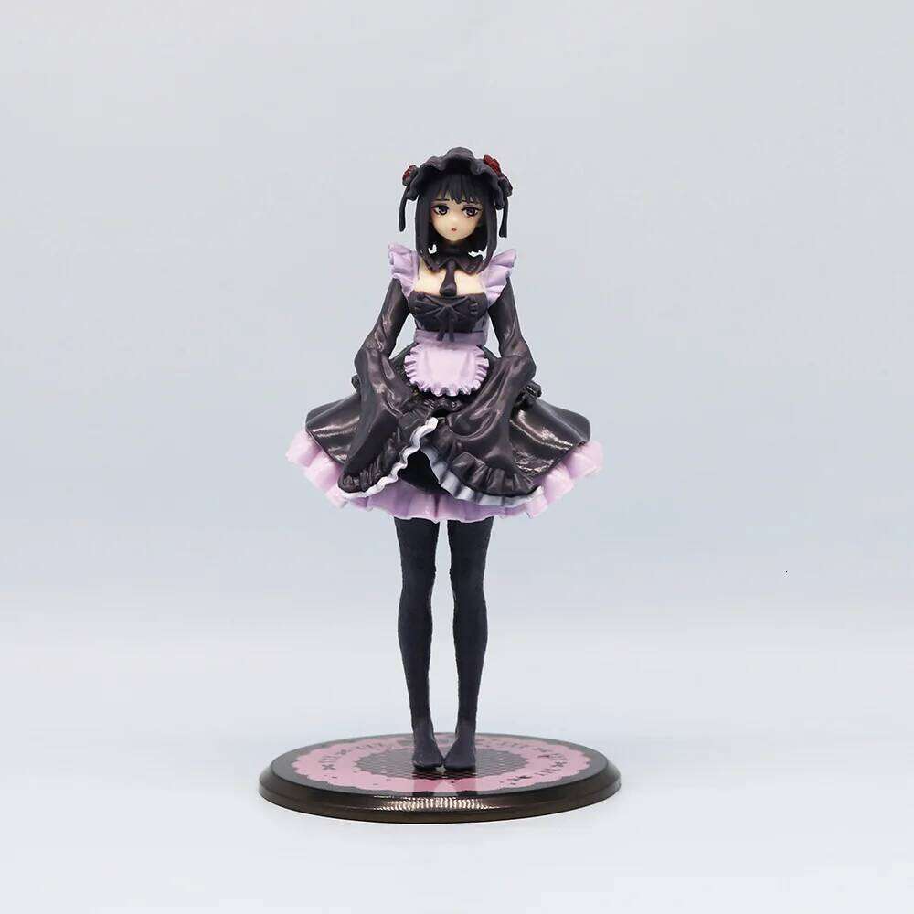 12cm My Dress-Up Darling Anime Action Figure - Black Maid Outfit Kitagawa Marin Shizuku Kuroe Figurine Collection Model Toy Gift