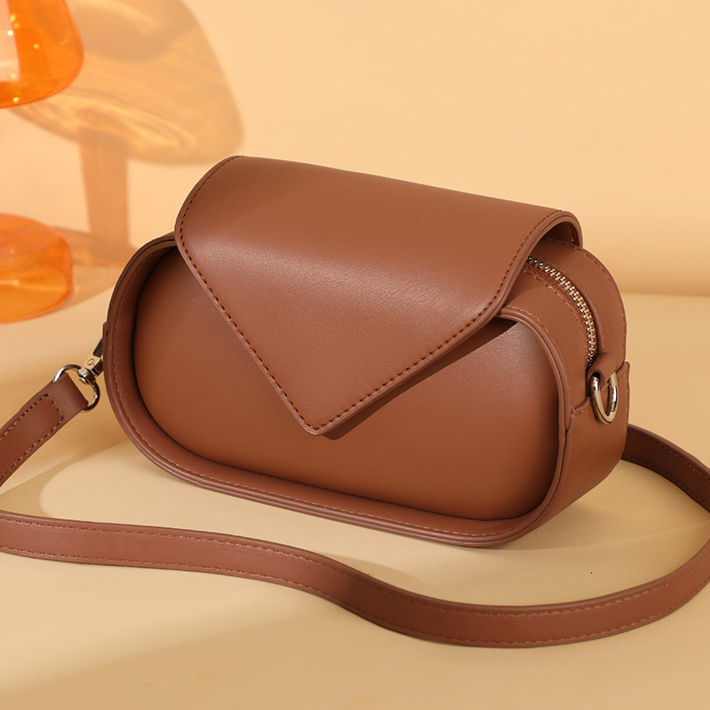 Summer new women's crossbody bag new fashion niche women's shoulder bag new women's designer bag summer new simple style solid color sm