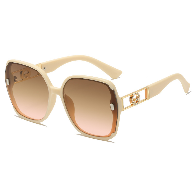 Designer Sunglasses For Women Men Oversize Frame Sunglasses Fashion Classic Sunglasses Luxury Polarized Goggle Pilot PC Frame Oversized UV400 Eyewear 