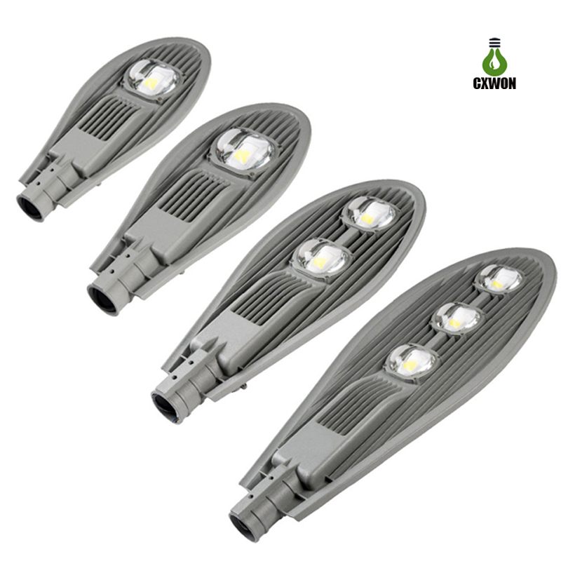 LED Cobra Street Light 100W 150W 200W AC85-265V Waterproof LED Spotlight with Photocell for City Road Street Garden Outdoor