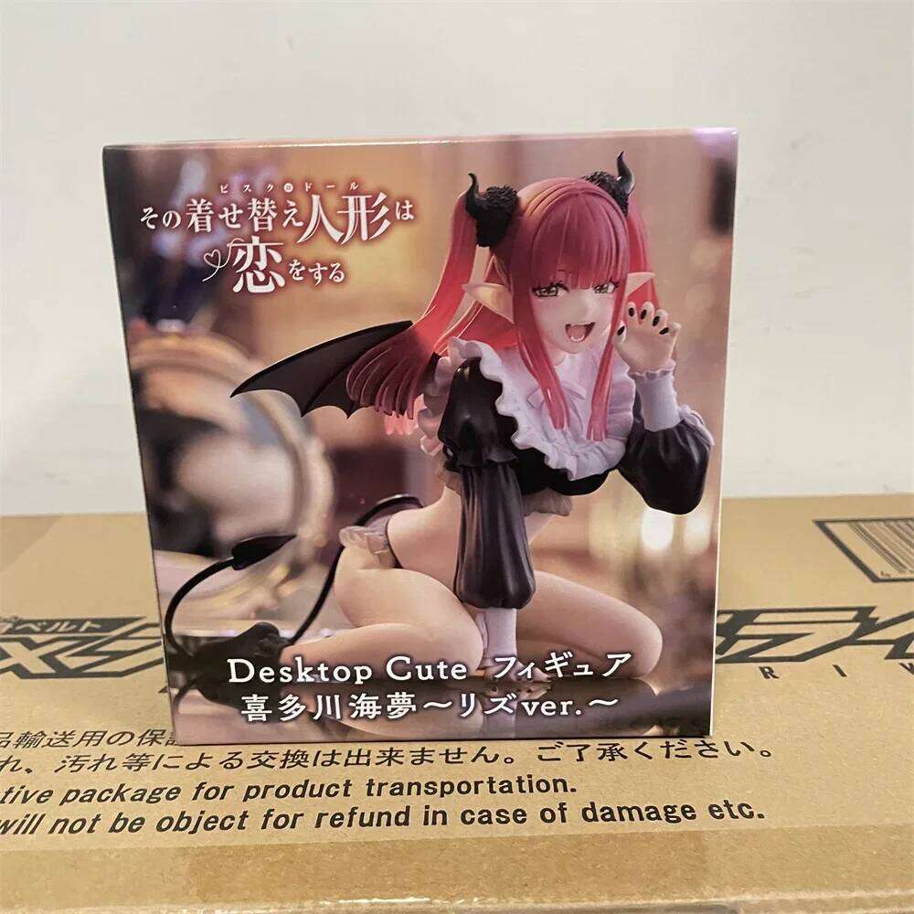 In Stock Original Anime Figure My Dress-Up Darling Kitagawa Marin Action Figurine PVC Model Cos Name Desktop Cute Toys