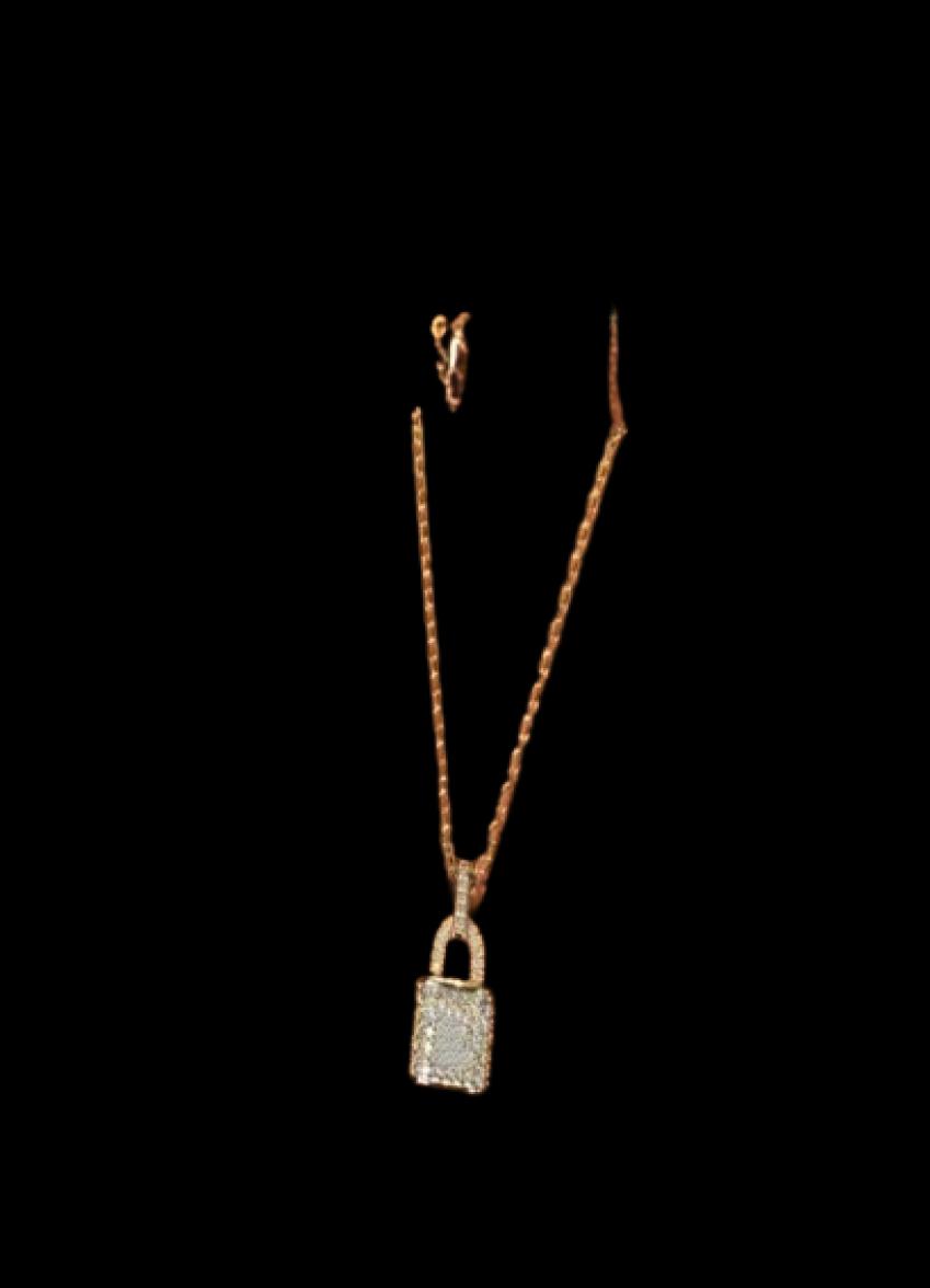 Designer Pendant Lock Bracelet Necklaces Fashion Necklace for Man Woman Jewelry Pendants Multiple options with bag7449955