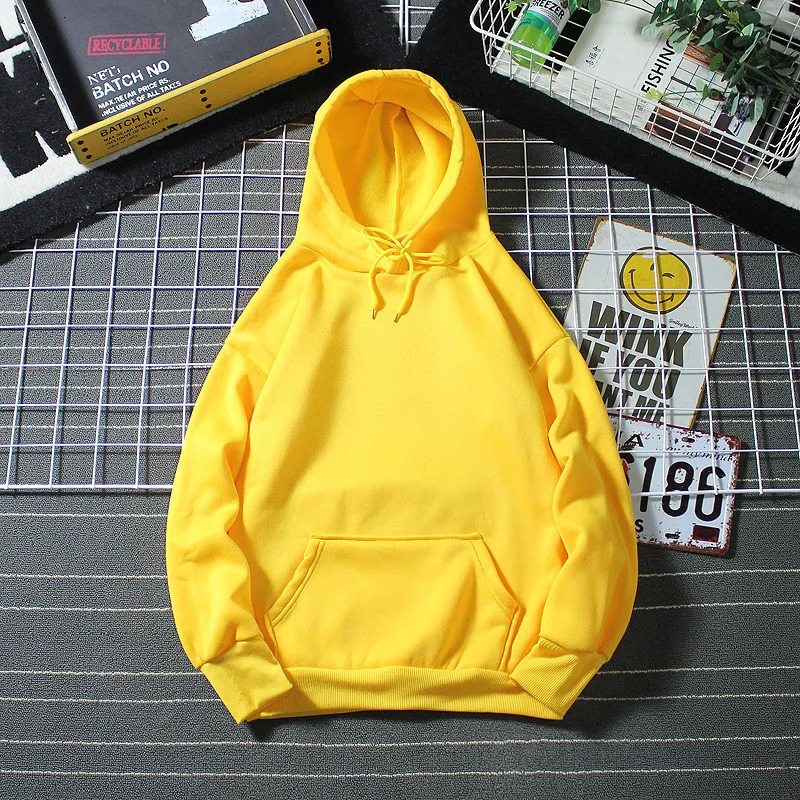 Sports Hoodie 2023 Spring and Autumn Mens Womens Casual Hooded Pullover Sweatshirt Pure Color Top 250707