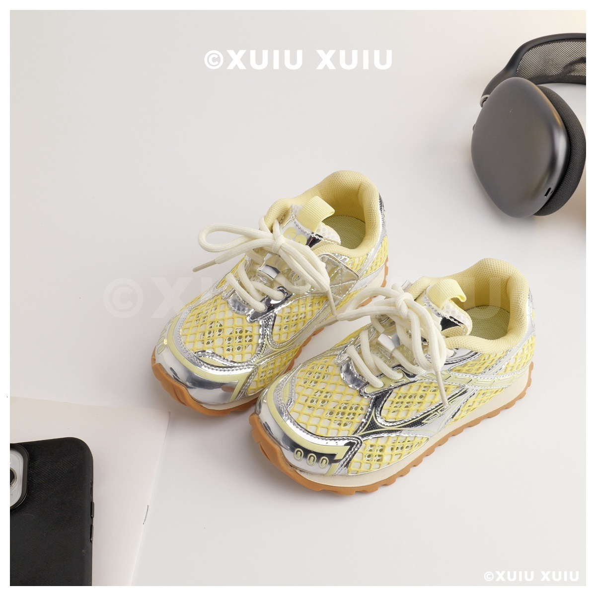 Summer Baby Toddler Kid Breathable Orbit Metallic Sneaker Children Casual Fashion Tennis Shoe Boy Girl Sports Walking Shoes 250613