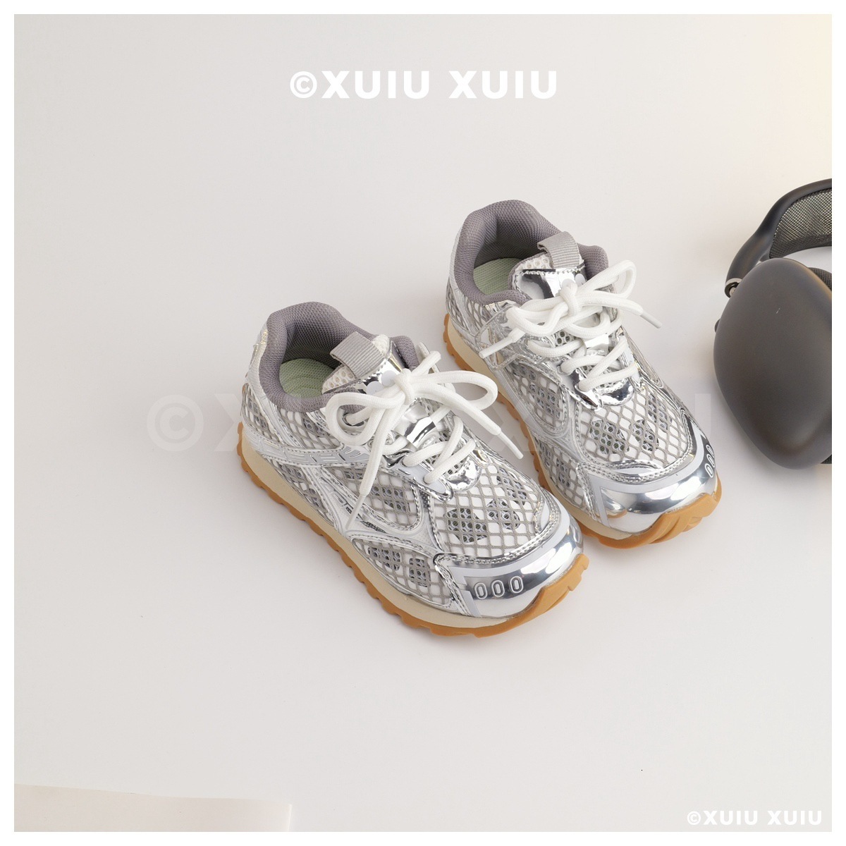 Summer Baby Toddler Kid Breathable Orbit Metallic Sneaker Children Casual Fashion Tennis Shoe Boy Girl Sports Walking Shoes 250613
