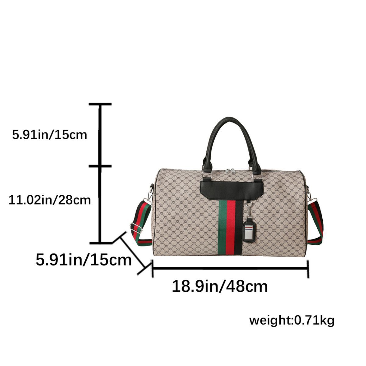 Free Shipping 2025 Designer Duffel Bag Large Capacity Carry-On Travel Bag - Unisex Waterproof Weekender Duffel for Gym, Business & Flight For Men/Wome
