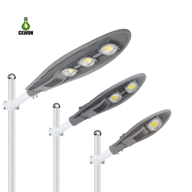 LED Cobra Street Light 100W 150W 200W AC85-265V Waterproof LED Spotlight with Photocell for City Road Street Garden Outdoor