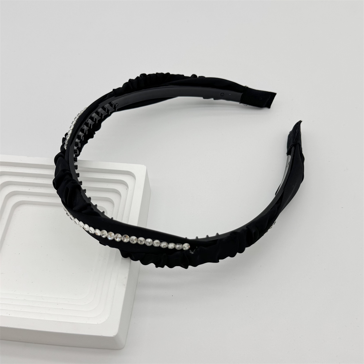 New pleated simple senior retro hair bands female hair accessories temperament knot pleated headband high skull top hair accessories hair bands