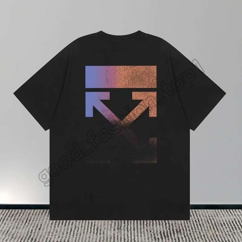 Off White Shirt Slim Crop Top Casual O-neck Crop Tops Pure Cotton Designer T Shirt Off Whitely Tshirt Tracksuit Women's T Shirt Clothes Man Woman Tees Tops