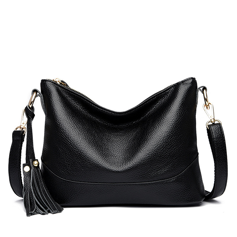 Crossbody Bags Soft Leather Women Brand Designer Ladies Handbag Purses Travel Female Shoulder Bag Large Capacity Adjustable Strap