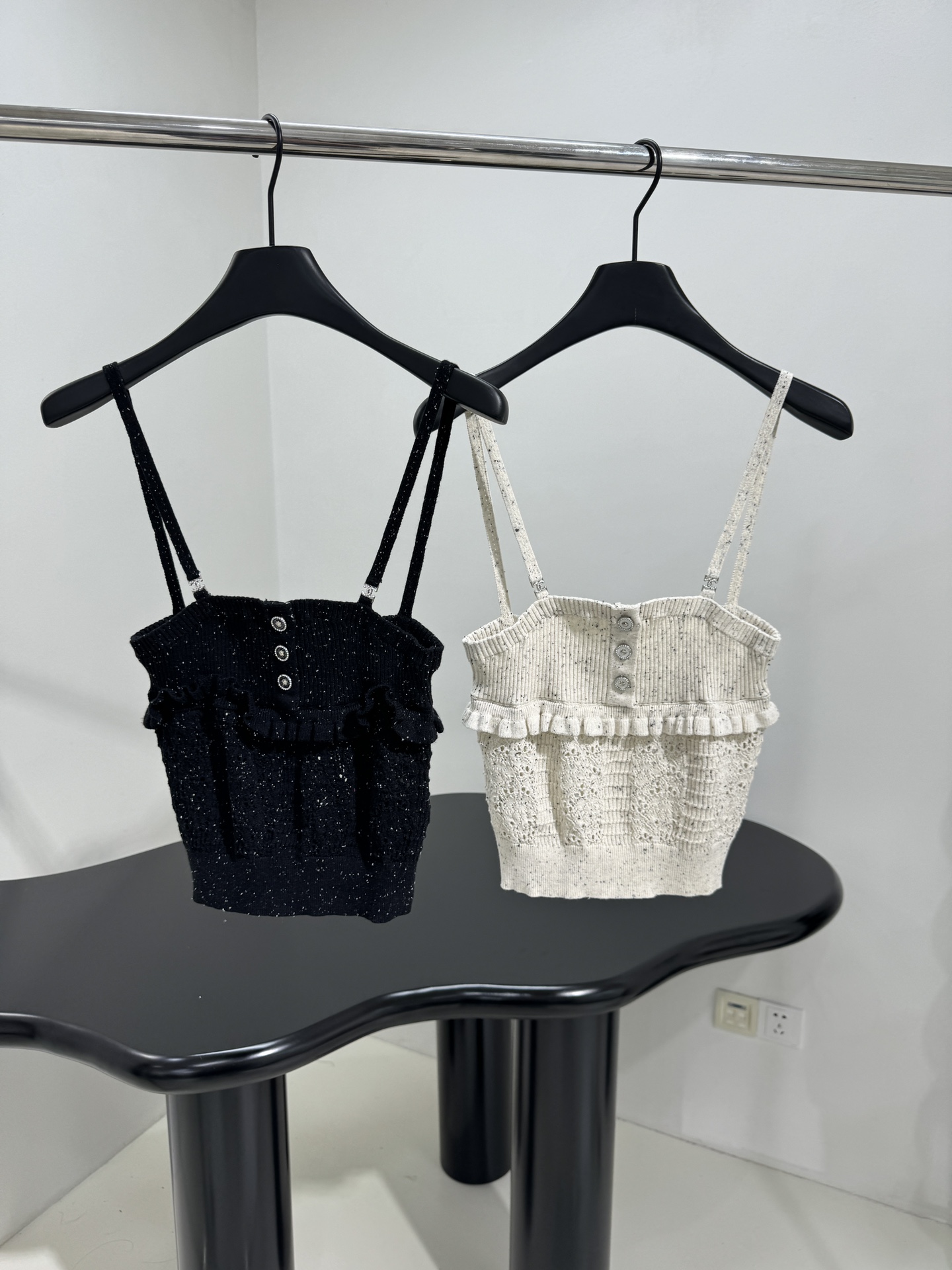 tank top designer tank top vest top crop top black and white slim fit top