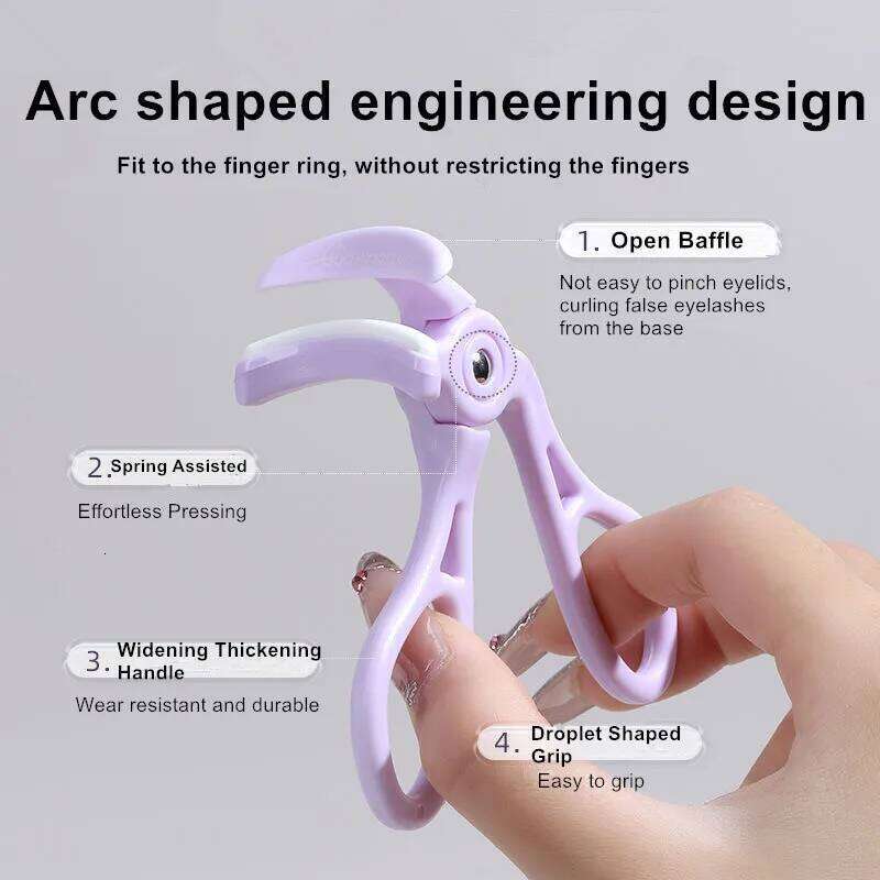GUOXIAONIU Wide Angle Eyelash Curler Professional Eyelashes Curling Tweezers Clips Lasting Eyes Makeup Beauty Tools X250721