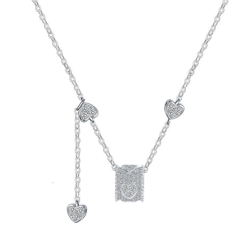 Full Body S925 Sterling Silver Geometric Small Waist Tassel Necklace Light Simple Niche Round Exquisite Collarbone Chain 250721