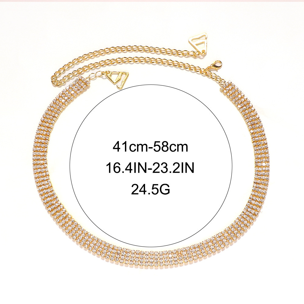 Simple Jewelry VVS Moissanite Iced out Cross Shoulder Chain Multi Row Bling Bling Elegant Back Chain Strap for Women