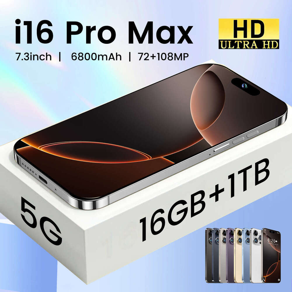 Hot Selling I16 Pro Max Phone 16+1T True Smart Island 7.3inch Android 8.1 Meike Du OZON Wholesale
