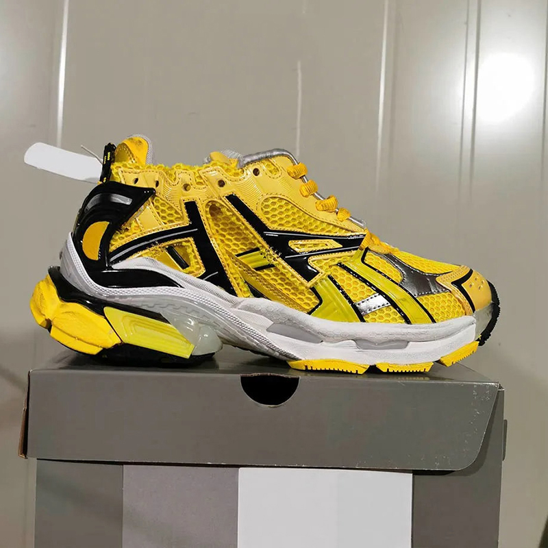 Designer Casual shoes Track 3 70 75 Paris Luxury sneakers mens womens shoe sport White Black Green Pink Blue Grey Platform Runners trainers size 36-46