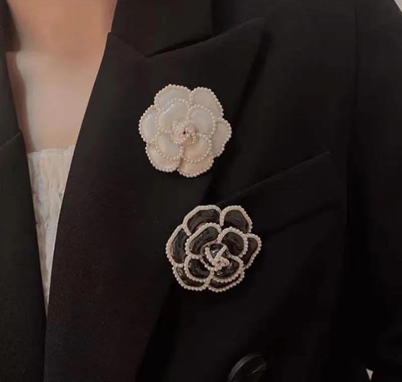 free shipping for woman Simulated pearl rose brooch Enamel brooch for women's wedding dress